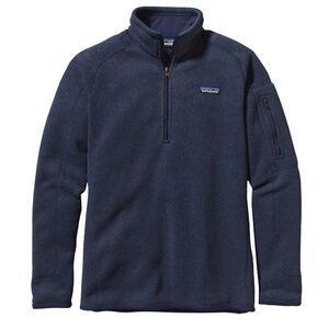 Patagonia Better Sweater Fleece Pullover Quarter-zip Navy size Medium